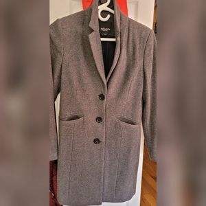 Olsen Wool Grey Pea Coat